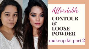 affordable contour and loose powder