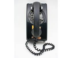 Vintage Telephone Rotary Dial Wall