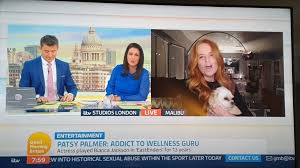 British actress patsy palmer stormed off during a live good morning britain interview. Yo Elcfygntm0m