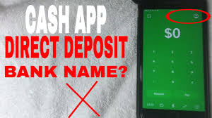 I plan on calling the debit card claim department tomorrow. What Bank Name To Use With Cash App Direct Deposit Youtube