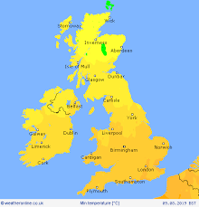 Weather Maps Min Temperature United Kingdom Weatheronline
