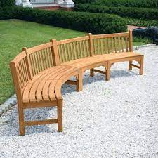Windermere Armless Double Curved Wooden