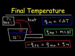 Final Temperature Calorimetry Practice