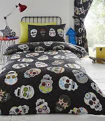 sugar skulls bedding or curtains gothic