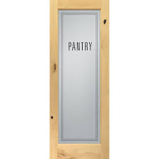 6 8 Tall Modern Pantry Glass Knotty