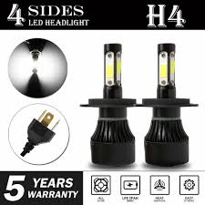 4 sides h4 led headlight bulbs high
