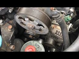 ac compressor clutch pulleys or engine
