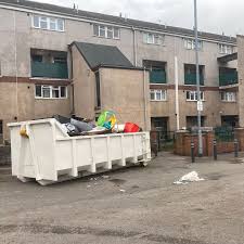 worksop flat residents throwing their