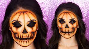 pumpkin skull makeup tutorial you