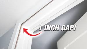how to fix huge gap between wall and