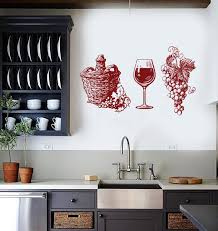 Wall Decal Decoration Wine Stickers