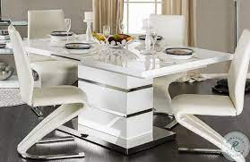 Midvale White And Chrome Extendable