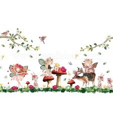 Superdant Forest Fairy Wall Decals