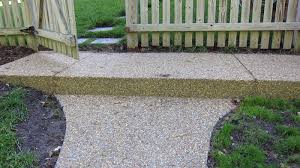 stamped concrete or exposed aggregate