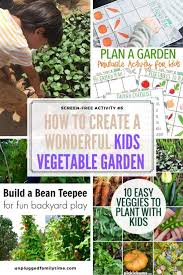 kids vegetable garden 5 simple steps