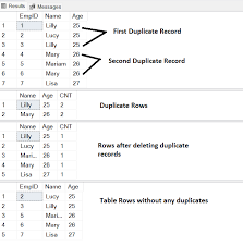 sql delete duplicate rows from a sql