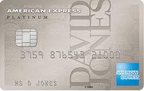 david jones platinum credit card