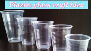 disposable plastic gl craft idea