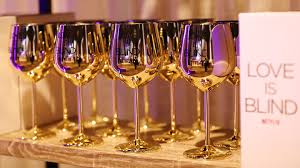 Gold Metallic Wine Glasses Are Trending