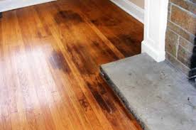 fix faded spots on hardwood floors