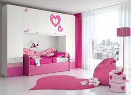 lovely pink teenage girl bedroom