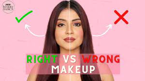 right vs wrong makeup how to do