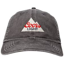Coors Light Beer Mountains Logo Snapback Hat