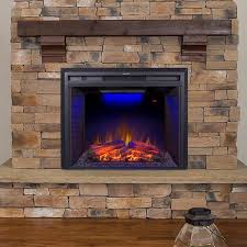 400 Sq Ft Recessed Electric Fireplace