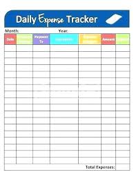Daily Budget Template Free Excel Spreadsheet Tracker Expense