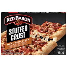 red baron pizza stuffed crust meat