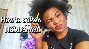 Soft hair is less likely to snap while detangling. How Soften Natural Hair Youtube