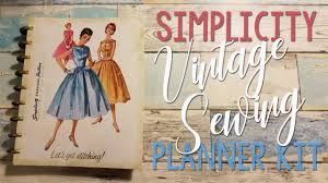 Simplicity Vintage Sewing Planner Victoria Thatcher Youtube