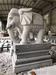 Natural Stone Garden Outdoor Elephant