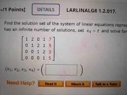 Solved Find The Solution Set Of The