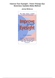 Improve Your Eyesight Vision Therapy Eye Exercises Updates