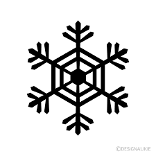 snowflake silhouette 2 clip art free