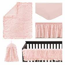 pink fl rose baby girl nursery crib