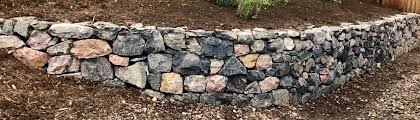 Strong Natural Stone Retaining Walls