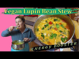 healthy vegan lupin bean stew you