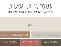 Exterior Earthy Modern Paint Color