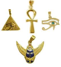 egyptian necklaces 18k gold