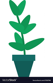 Potted Plant Icon Image Royalty Free