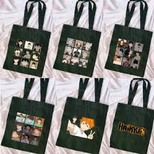 Maybe you would like to learn more about one of these? Volleyball Junior Haikyuu Anime Canvas Bags Handbag Large Capacity Tote Bags Shopping Bag Shopee Malaysia