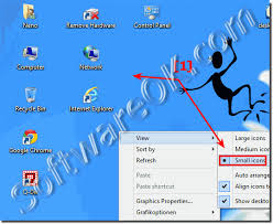 You will now see additional options: How To Change The Desktop Icon Size In Windows 8 10 To Classic 8 1 Xp