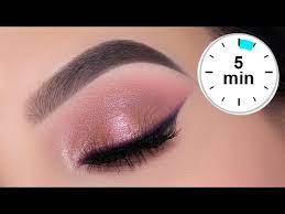 5 minute soft glam eye makeup tutorial