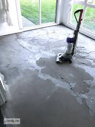 Leave a couple of days before using the painted area if you can, especially if it's indoors in a room where ventilation is not. How To Paint A Concrete Floor White Funky Junk Interiors