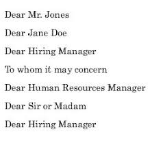 Innovational Ideas Cover Letter To Hiring Manager   Dear Sample    