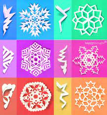 See more ideas about snowflake template, paper snowflakes, christmas crafts. Diy Snowflake Templates Easy Affordable Festive Christmas Decorations