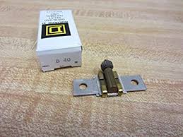 New Square D Thermal Overload Heater Element Unit B40 Or B 40