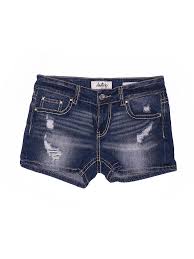 Details About Daytrip Women Blue Denim Shorts 27w